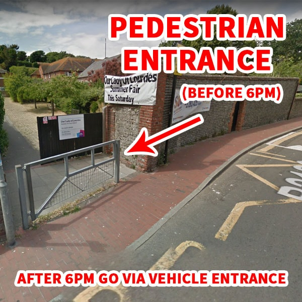 Pedestrian Entrance for DAN Taekwondo School