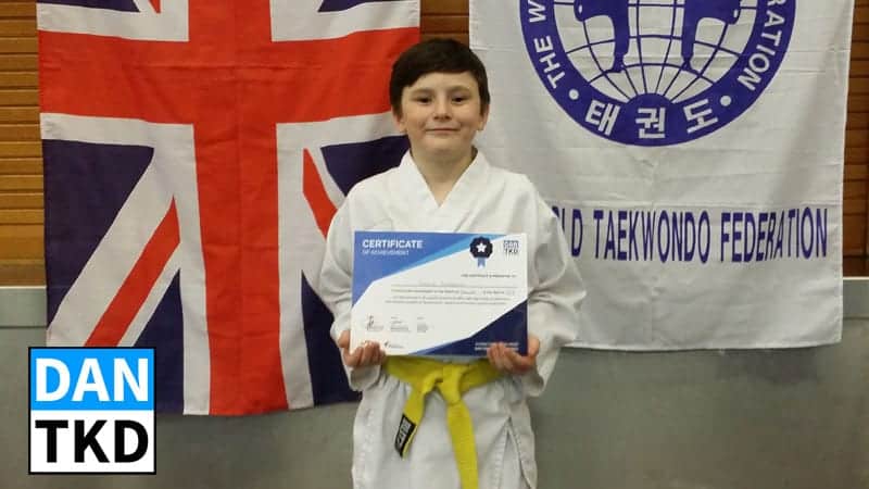 Gaius Student of The Month January 2018 DAN Taekwondo School